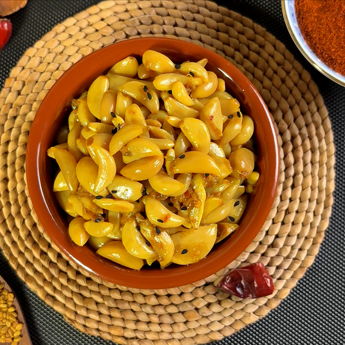 Garlic (Lahsan) Pickle  لہسن اچار